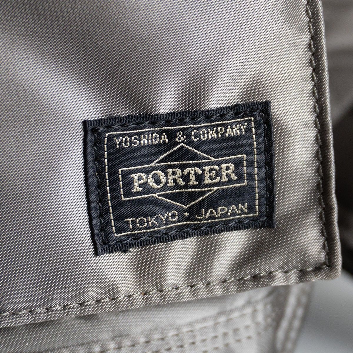 美品】PORTER 【タンカー リュック】ポーター シルバーグレー バック