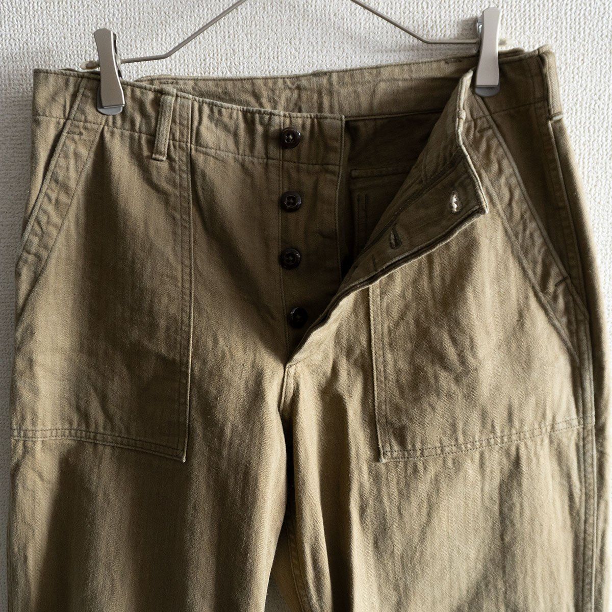 美品】 WAREHOUSE【Lot 1086 ヘリンボーン ベイカーパンツ HBT