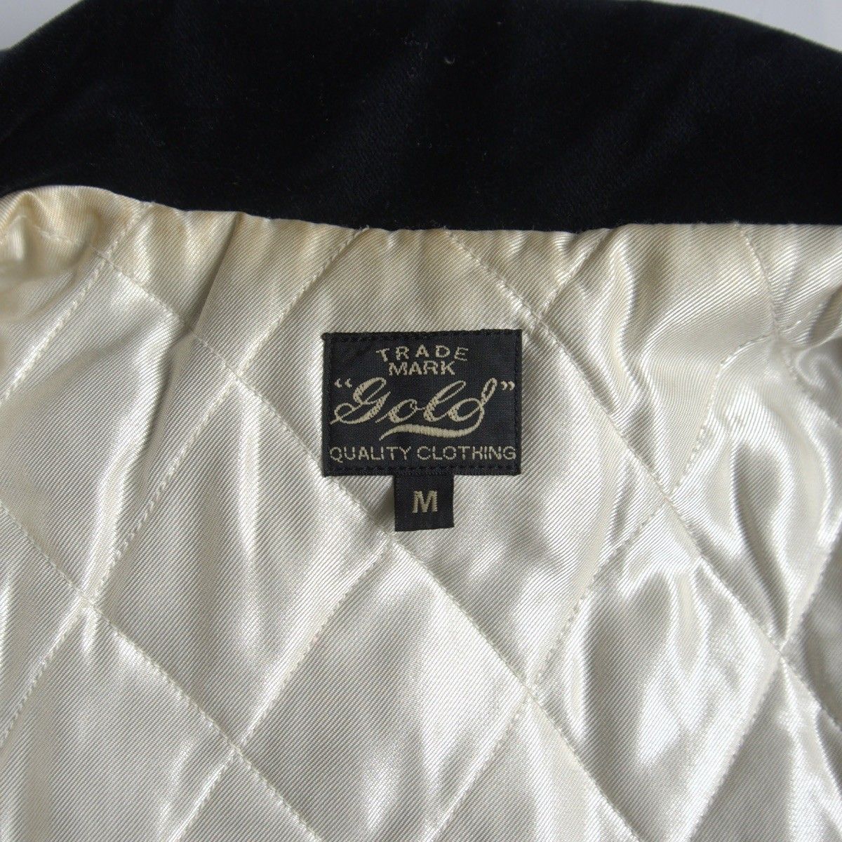 雰囲気抜群 GOLD VIET NAM JACKET M 別珍 ベトジャン ジャケット 東洋 ゴールド スカジャン ジャケット アウター メンズ