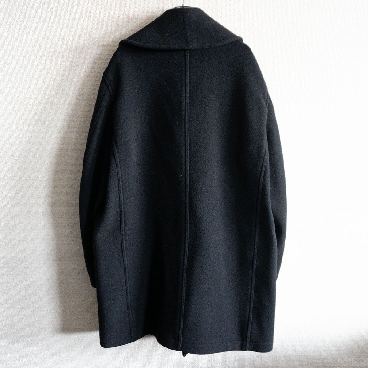 雰囲気抜群 Y s for men メルトン ショール コート M ブラック YOHJI YAMAMOTO ワイズフォーメン s2511053