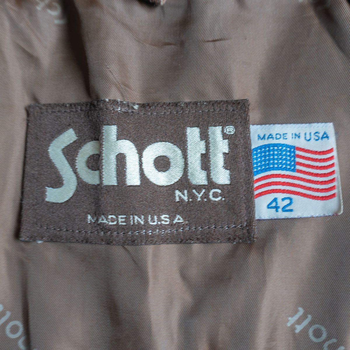 雰囲気抜群】SCHOTT【327/スエード レザー ジャケット】42 USA製