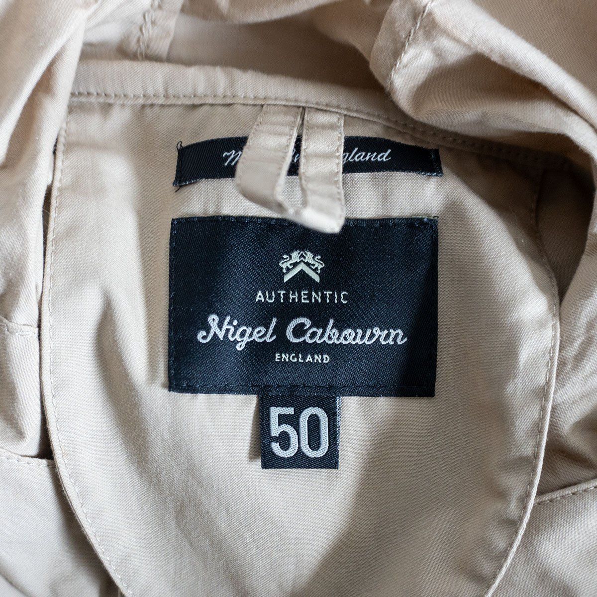 サイズ50】 NIGEL CABOURN 【パッカブル フーデッド ジャケット】50