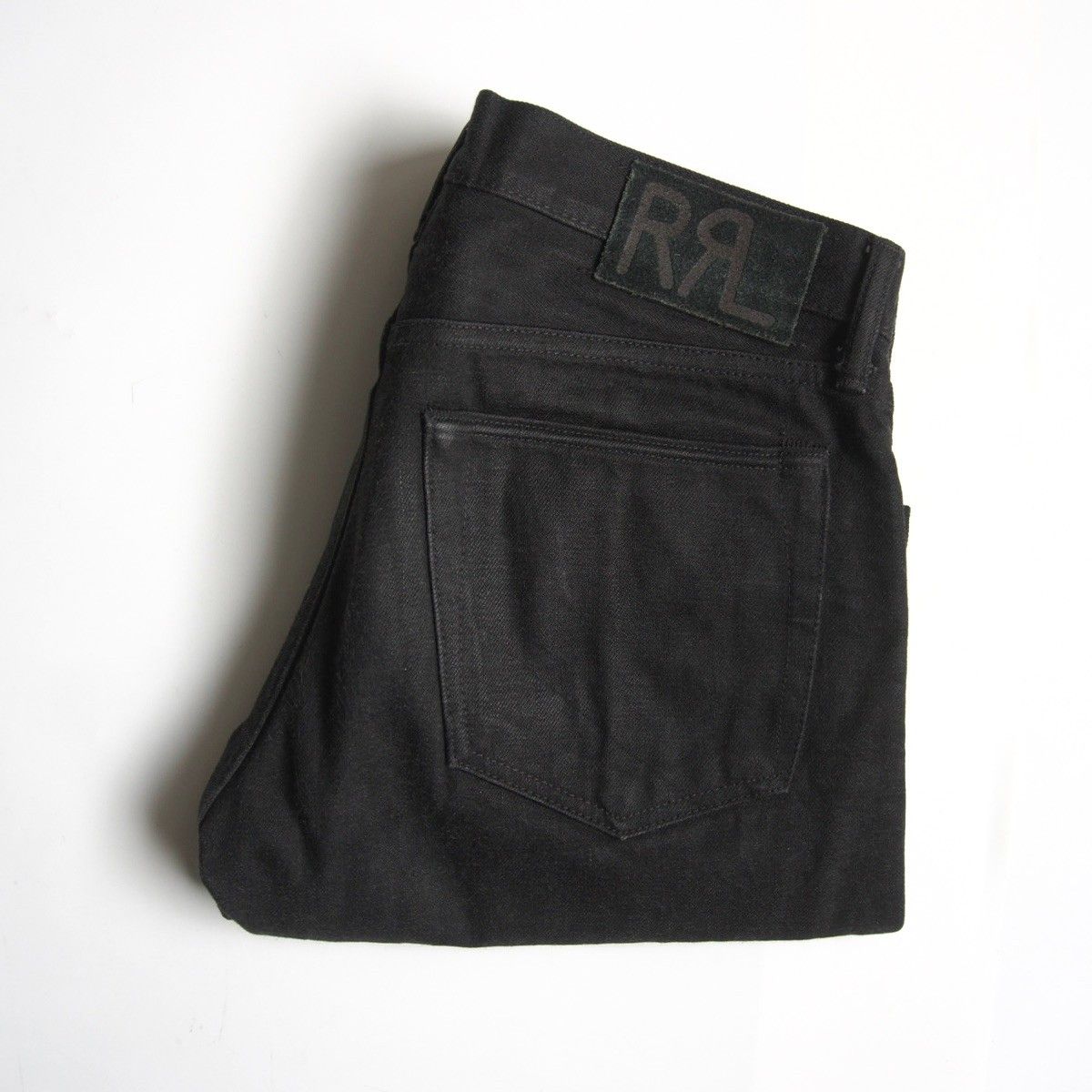美品】RRL 【NEW BLACK ON BLACK SLIM FIT JEANS 】31×30 スリム