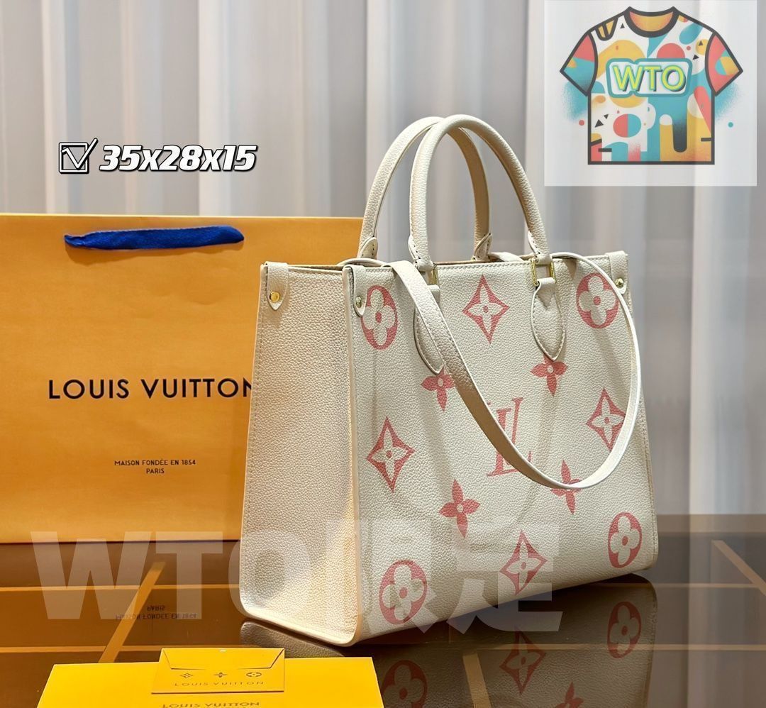 評判が良い LOUIS VUITTON ルイヴィトン ショルダーバッグ ハンドバッグ 財布 3点セットオンザゴー MM｜ ｜ --WTO輸入2 カジュアル