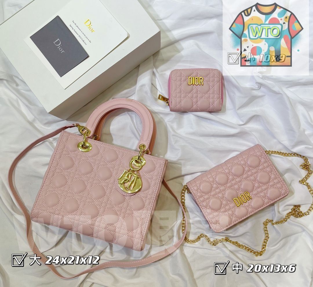 げ Christian Dior クリスチャンディオール ハンドバッグ ショルダーバッグ 財布 3点セット｜ ｜ --WTO輸入2