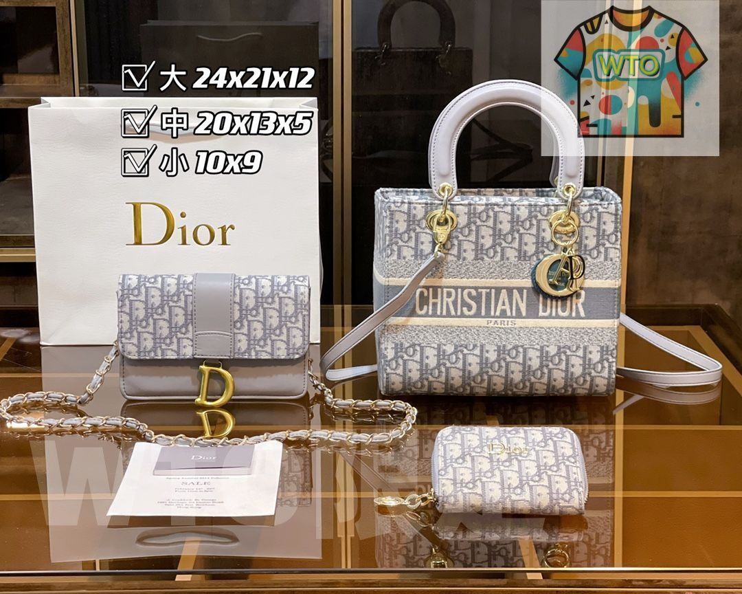 価格 DIOR クリスチャンディオール ショルダーバッグ ハンドバッグ 財布 3点セット| | --WTO輸入2