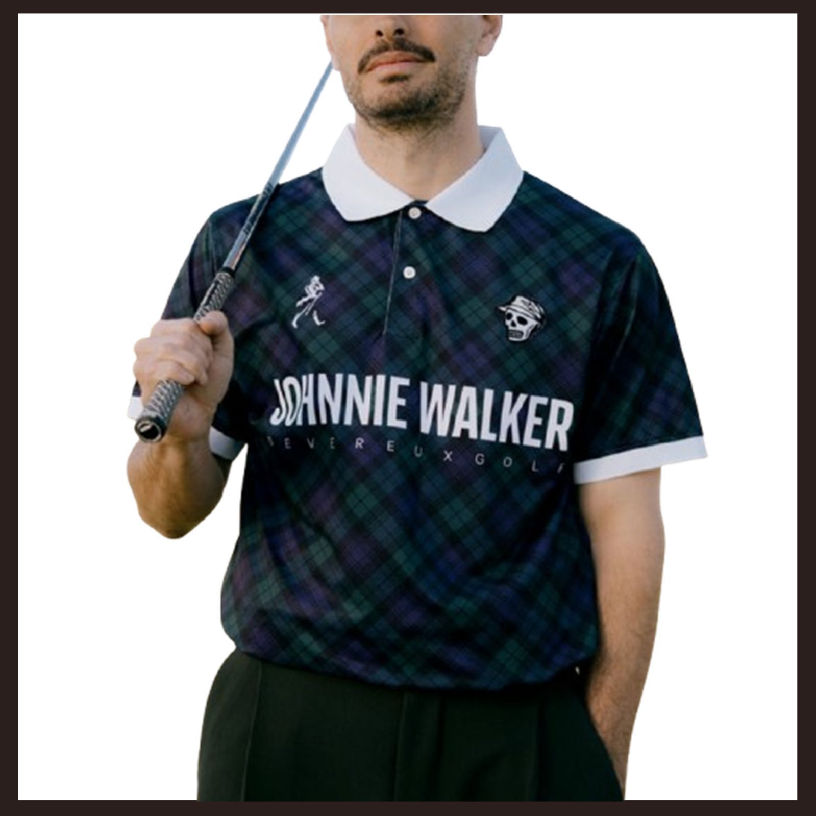 新品 未使用 DEVEREUX GOLF×Johnnie Walker タータンチェック