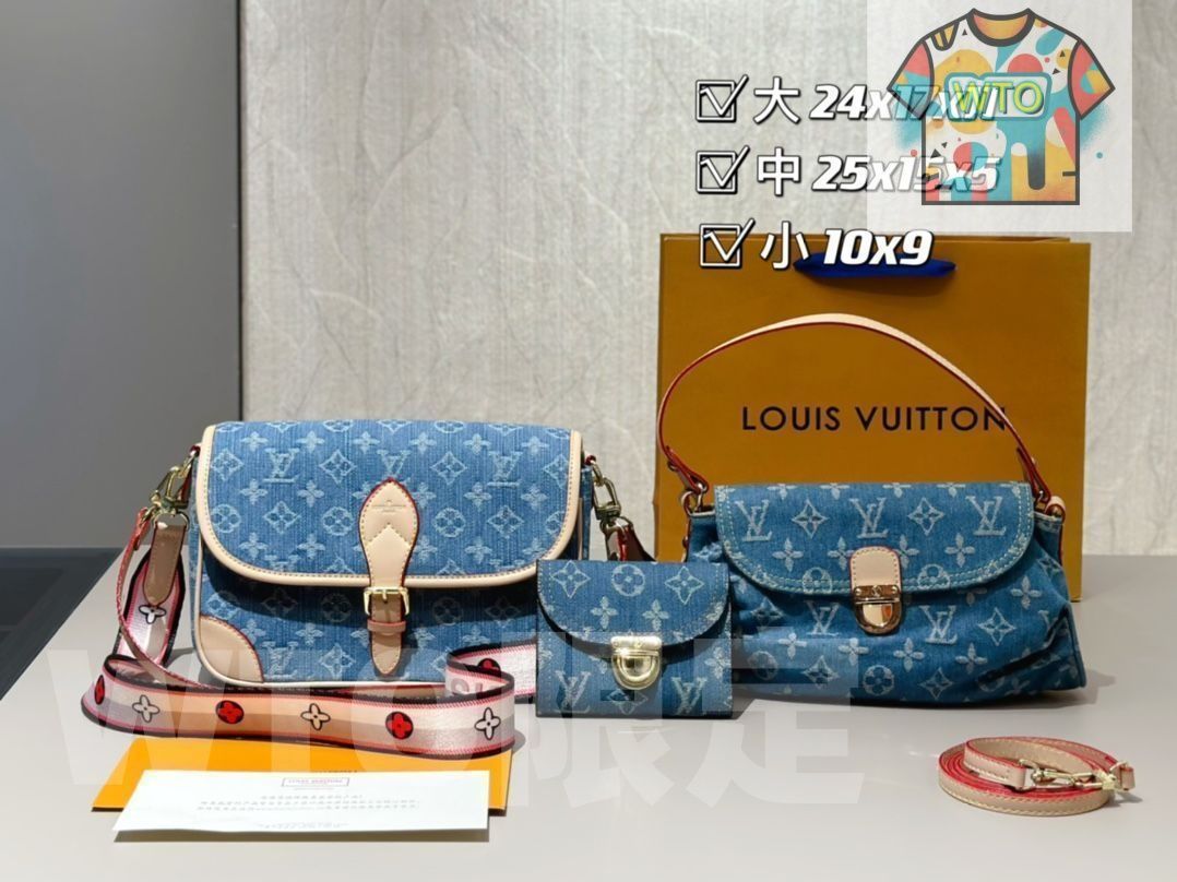 超 LOUIS VUITTON ルイヴィトン ショルダーバッグ 財布 3点セットバッグ｜ ｜ --WTO輸入2