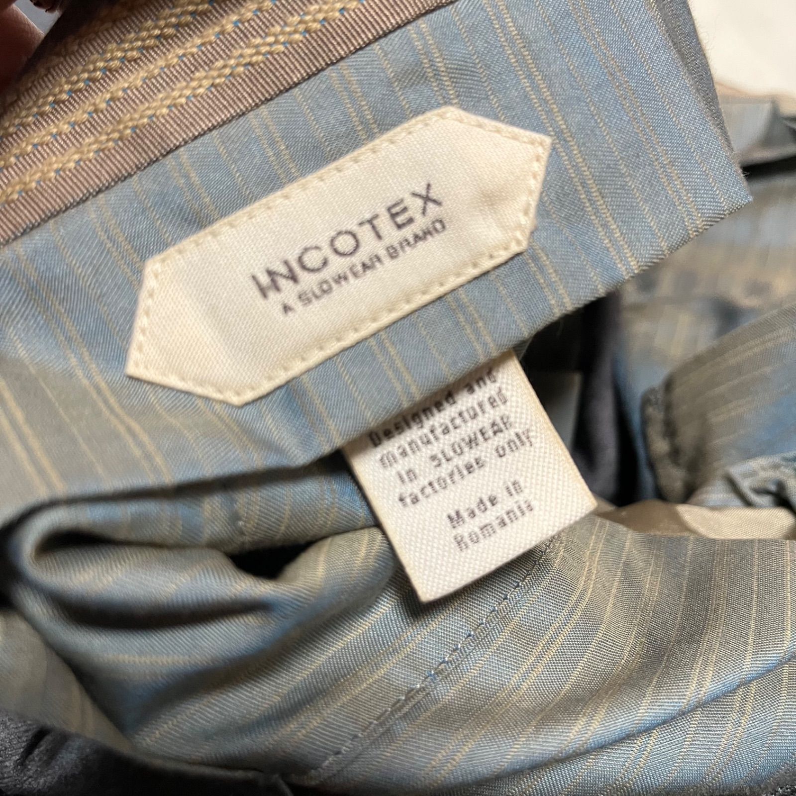 INCOTEX インコテックス SLIM fit PATTERN30 ウールスラックス INCOTEX インコテックス SLIM fit PATTERN30 ウールスラックス