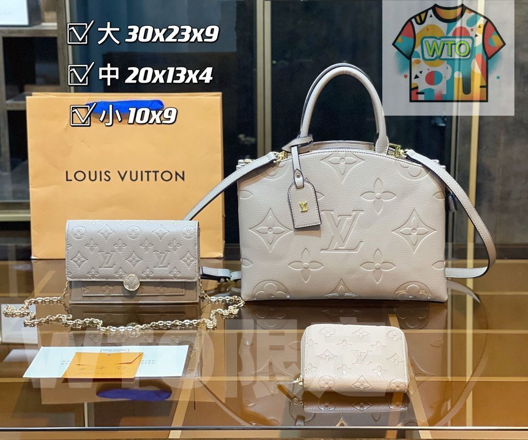 LOUIS VUITTON バッグ ルイヴィトン ショルダーバッグ ハンドバッグ 財布 3点セット| | --WTO輸入2