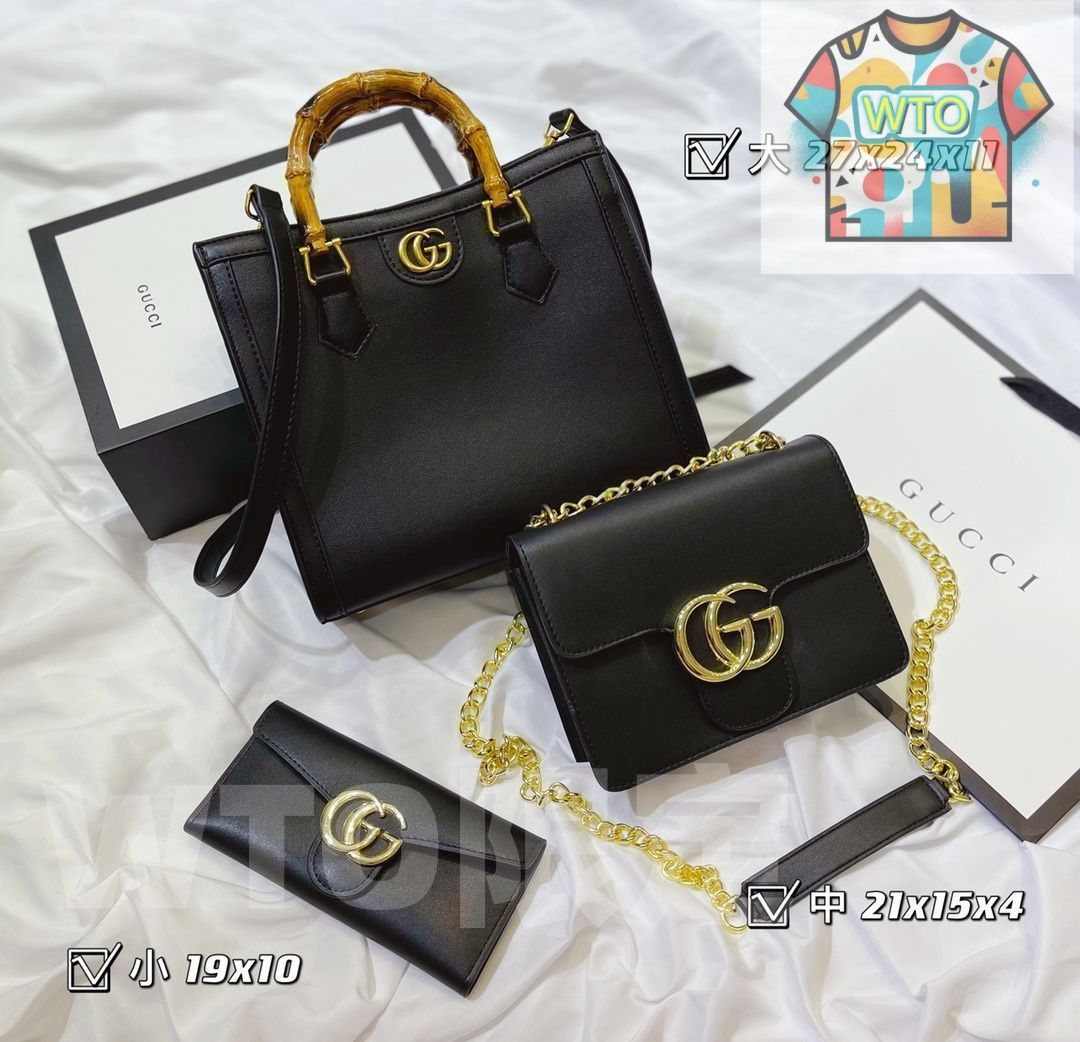 GUCCI グッチ バッグ ショルダーバッグ トートバッグ ハンドバッグ 長財布 3点セット| | --WTO輸入2