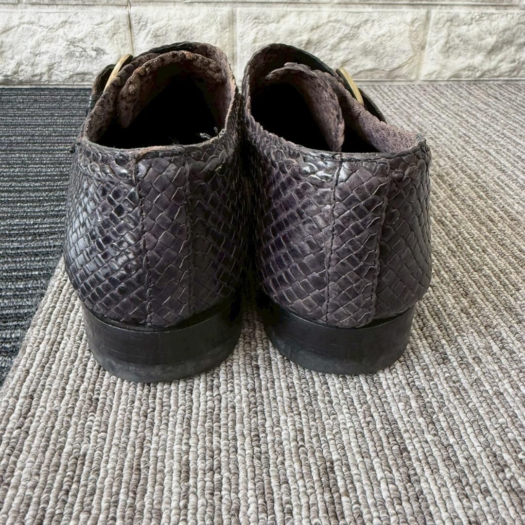 編み込み レザー