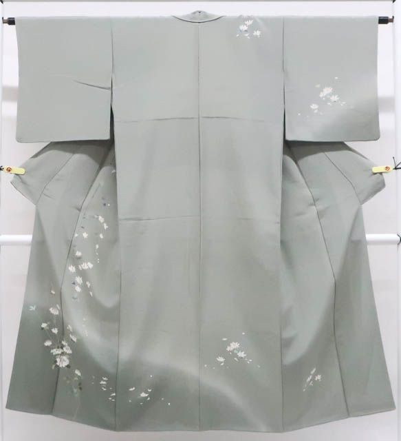 一輝堂】付下げ 正絹 身丈約145.5cm 裄丈62cm 25z10-6085