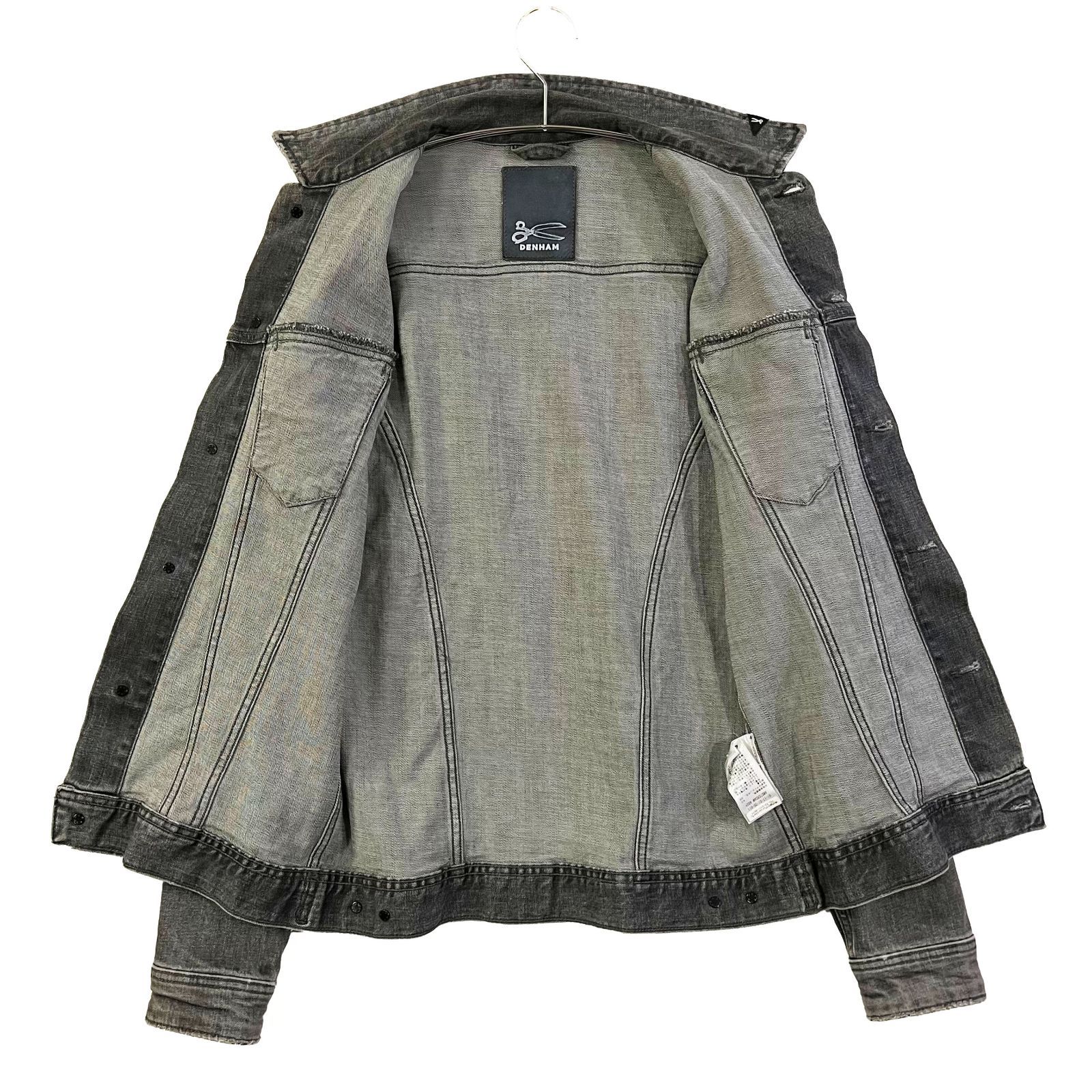 トラッカージャケット ウォッシュドブラック