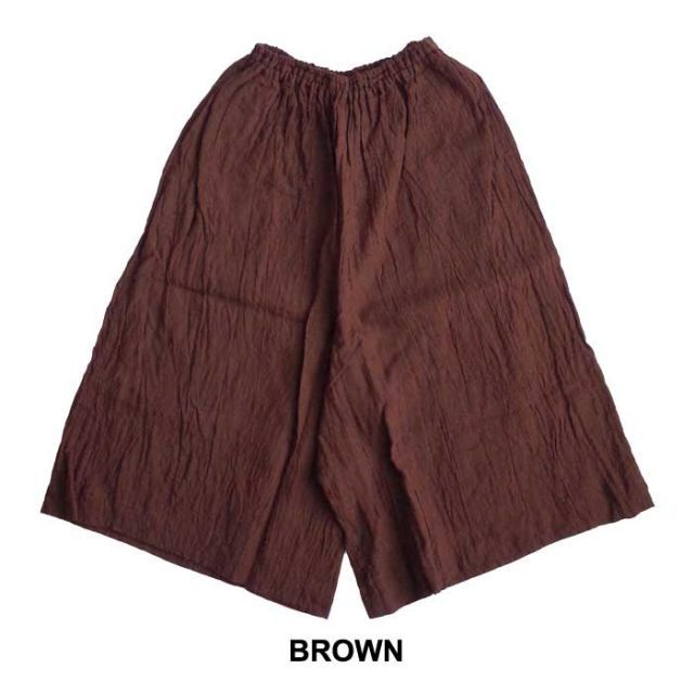 種類2 ORANGE F イチアンティークス レディース パンツ ichi Antiquites 800604 LINEN PT リネン 無地 ワイドパンツ ナチュラル 221115