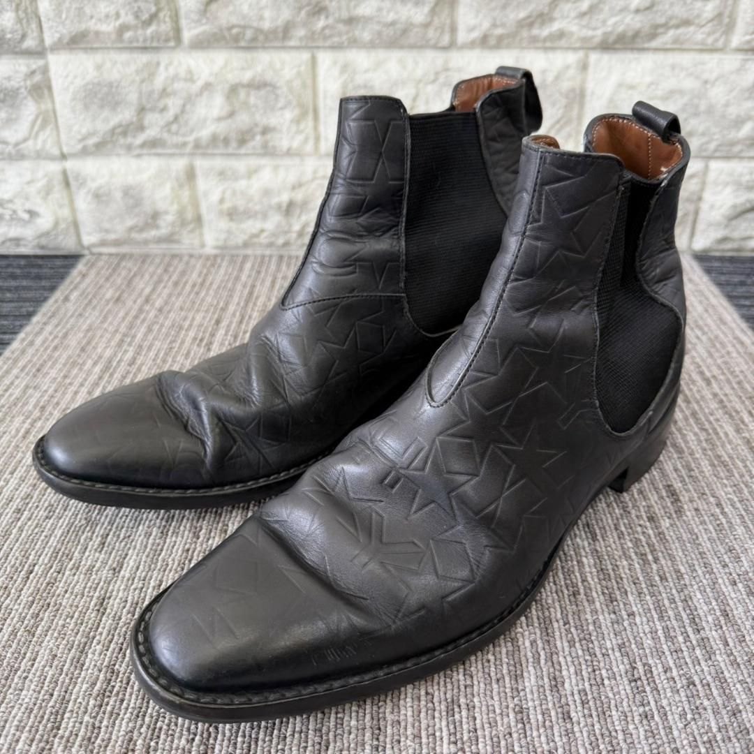 GIVENCHY ジバンシー サイドゴアブーツ ブラック 星