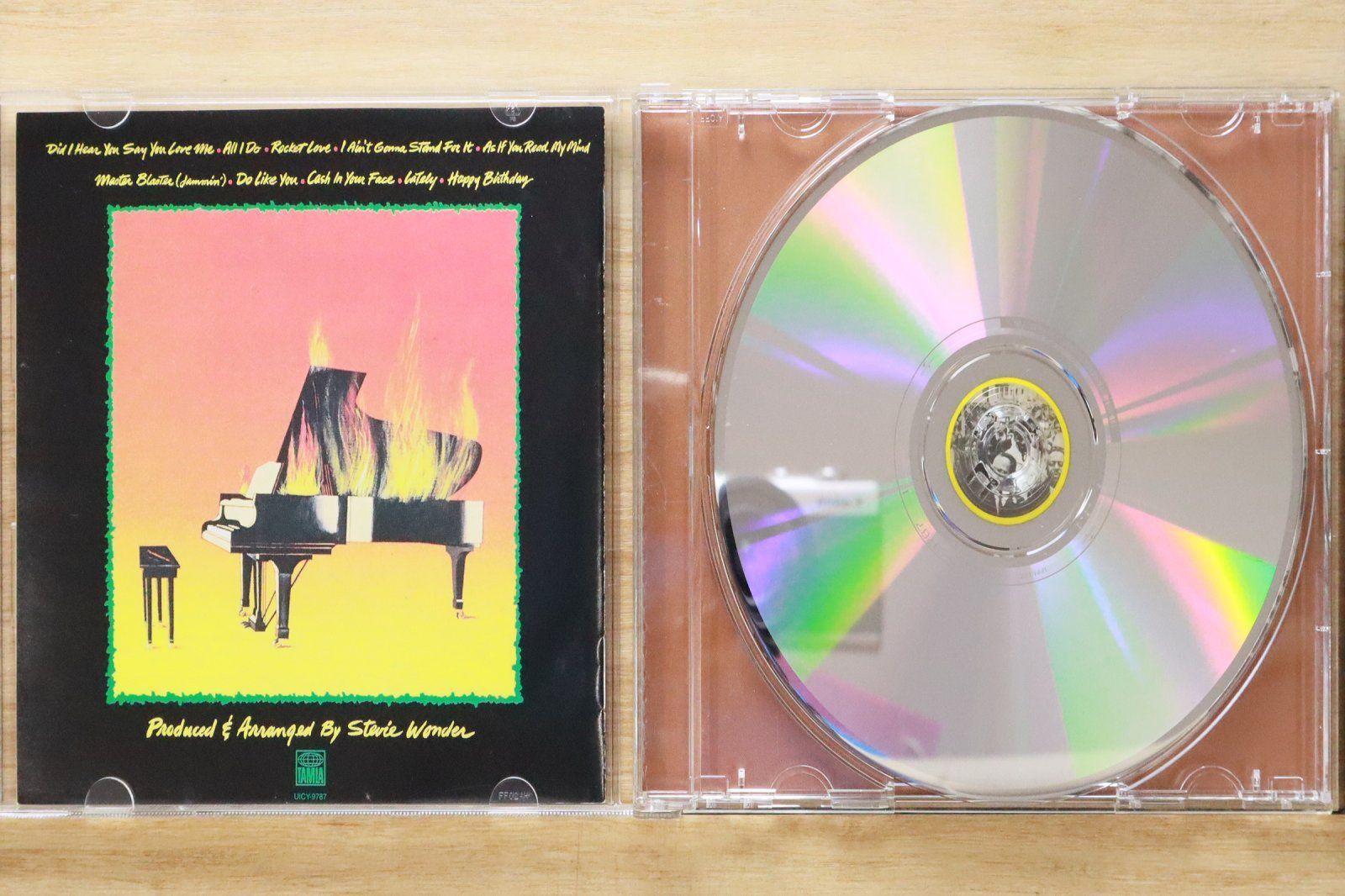 国内盤CD☆スティーヴィー・ワンダー/STEVIE WONDE□ ホッター・ザン