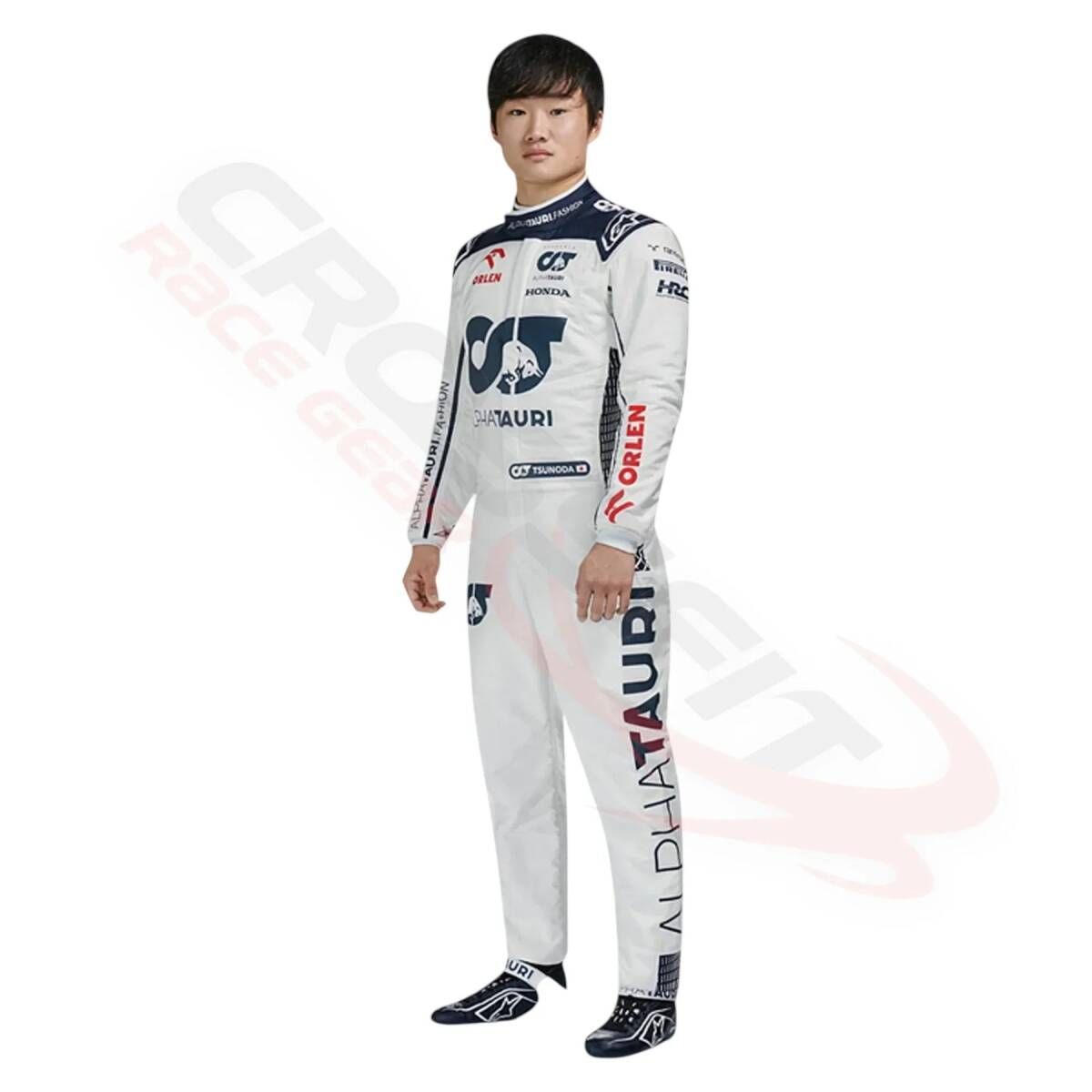 高品質 角田裕毅 2025 レーシングカート レーシングスーツ サイズ各種 オーダーメイド 発送予定日 17日