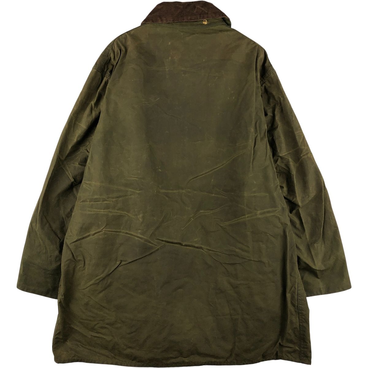 古着 90年代 バブアー Barbour BORDER ボーダー 旧3ワラント ワックスコットン オイルドジャケット 英国製 C46 メンズXL相当 eaa555219
