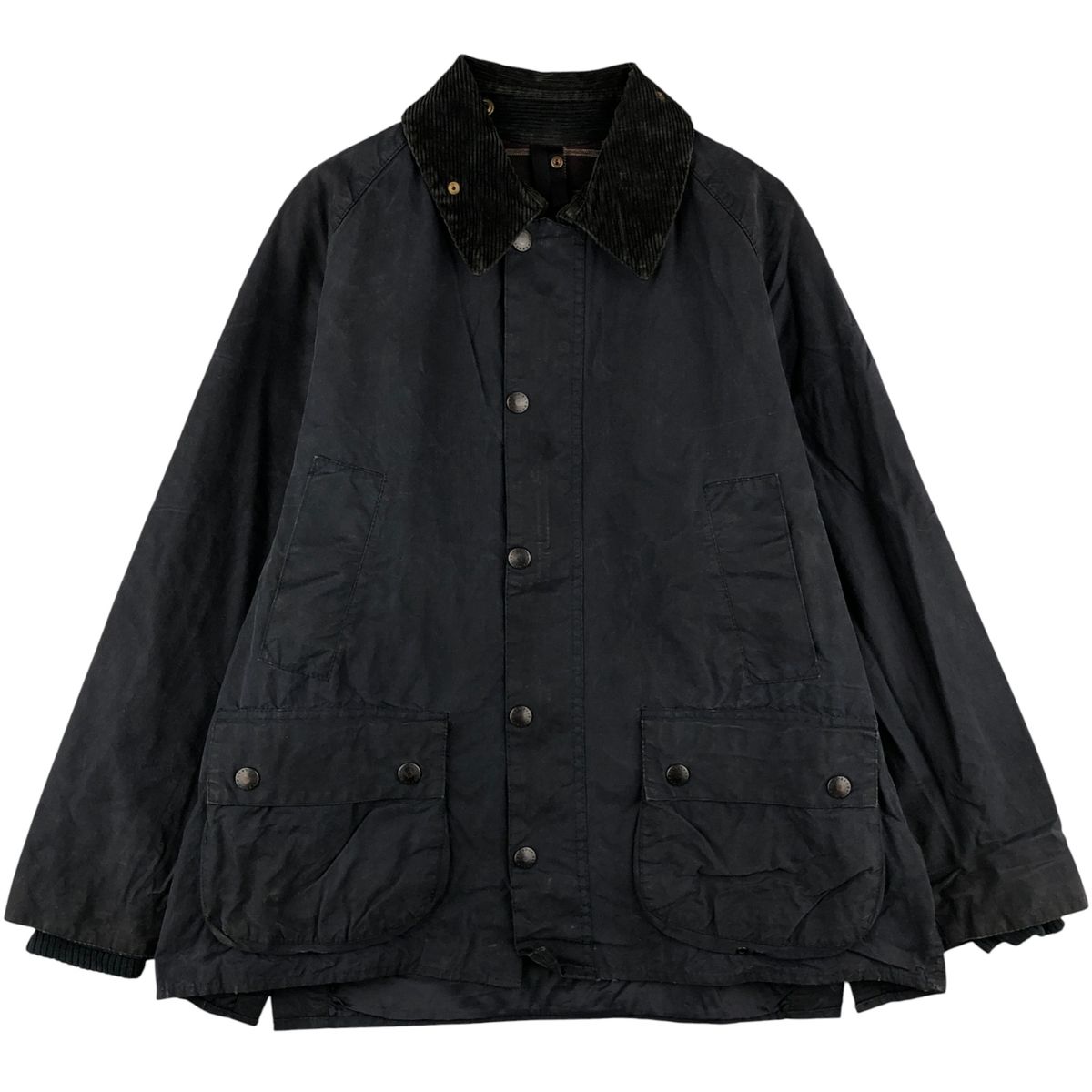 古着 90年代 バブアー Barbour BEDALE ビデイル 旧3ワラント ワックスコットン オイルドジャケット 英国製 C40 メンズM相当 eaa555223