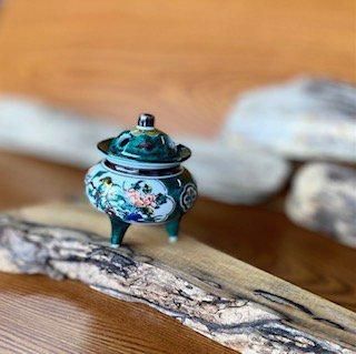 青九谷花鳥 Kutani