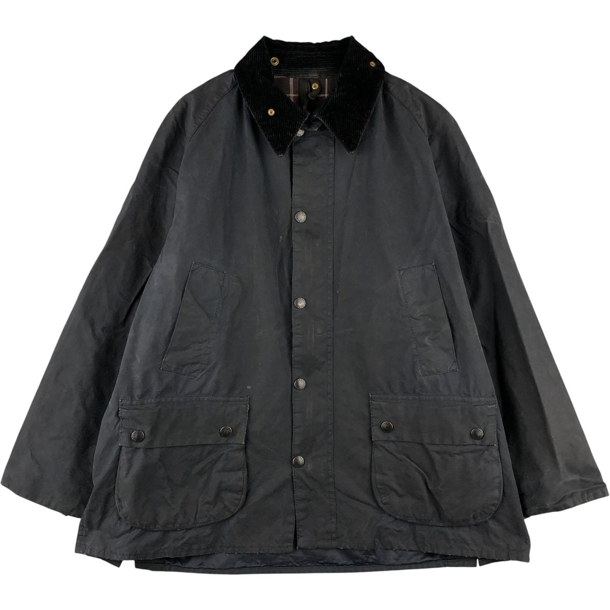 古着 90年代 バブアー Barbour BEDALE ビデイル 旧3ワラント ワックスコットン オイルドジャケット 英国製 C44 メンズL相当 eaa555221