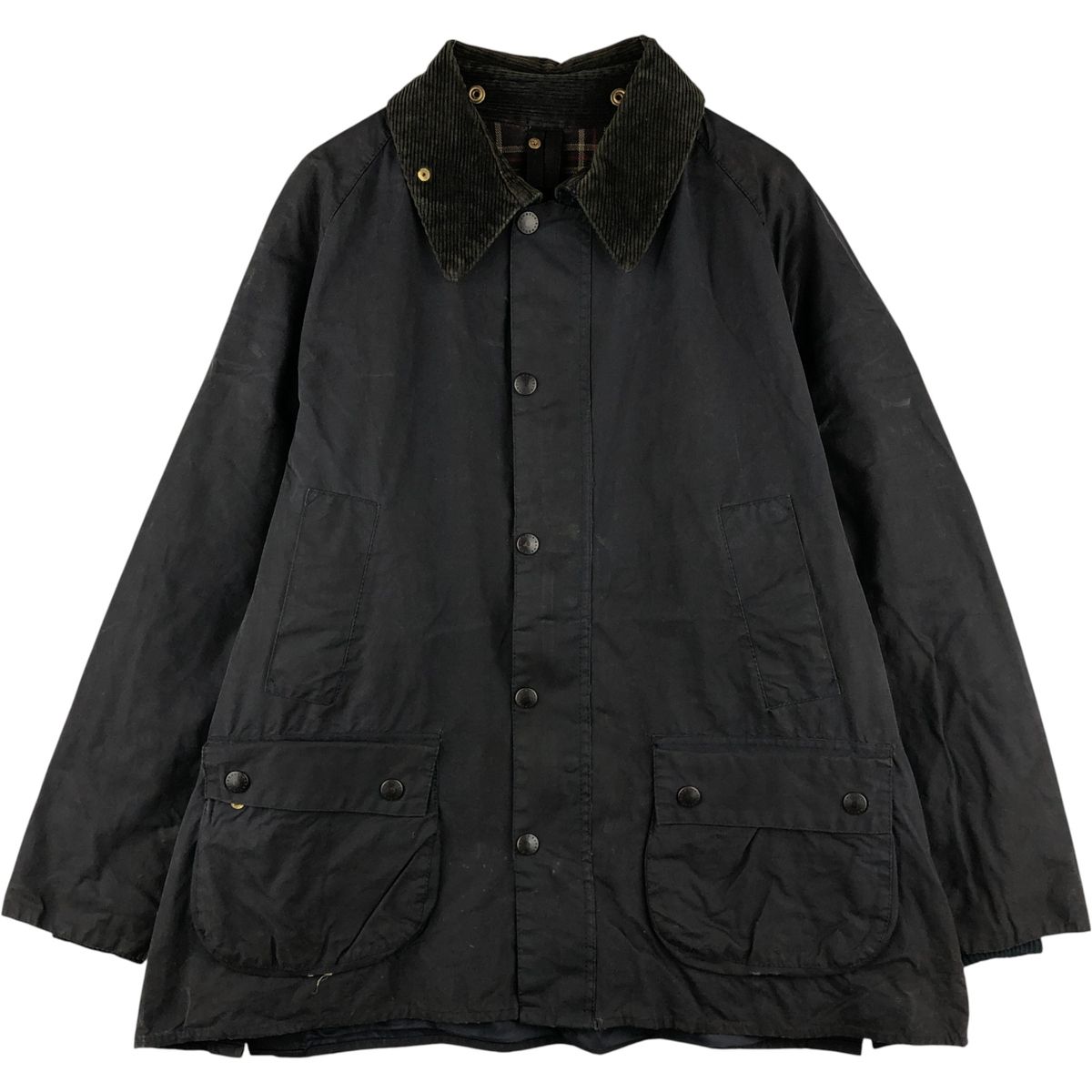 古着 80 90年代 バブアー Barbour BEDALE 旧3ワラント ビデイル ワックスコットン オイルドジャケット 英国製 メンズXL相当 eaa555226