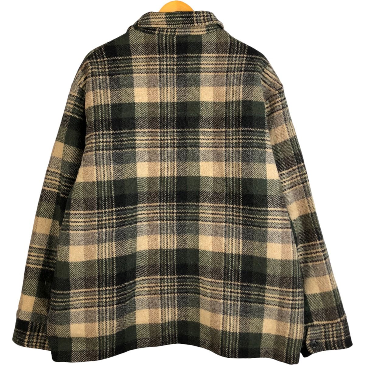 古着 ウールリッチ WOOLRICH チェック柄 ウールジャケット メンズXL相当 eaa593966