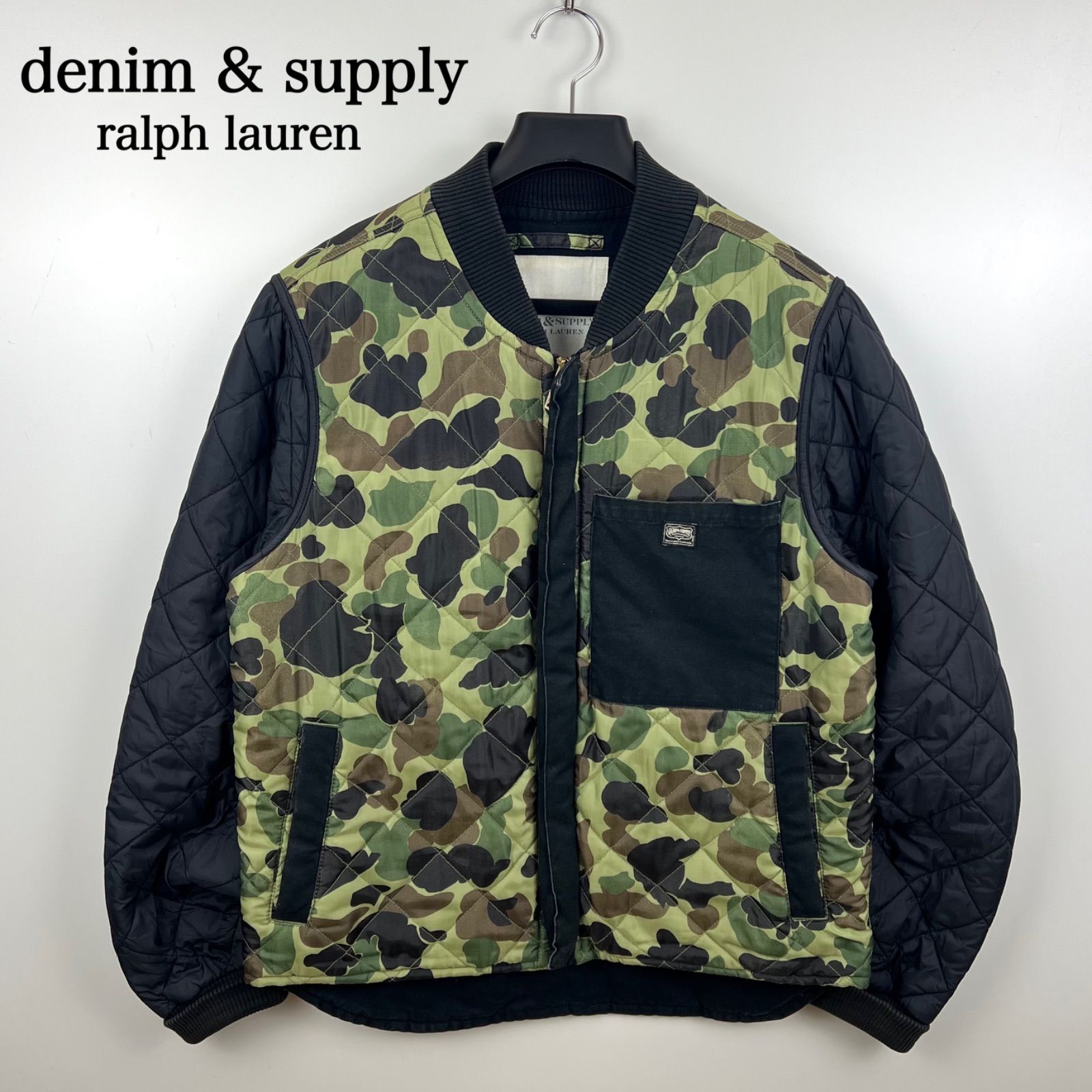 denim & supply ralph lauren duck & quilting camo jacket M デニム