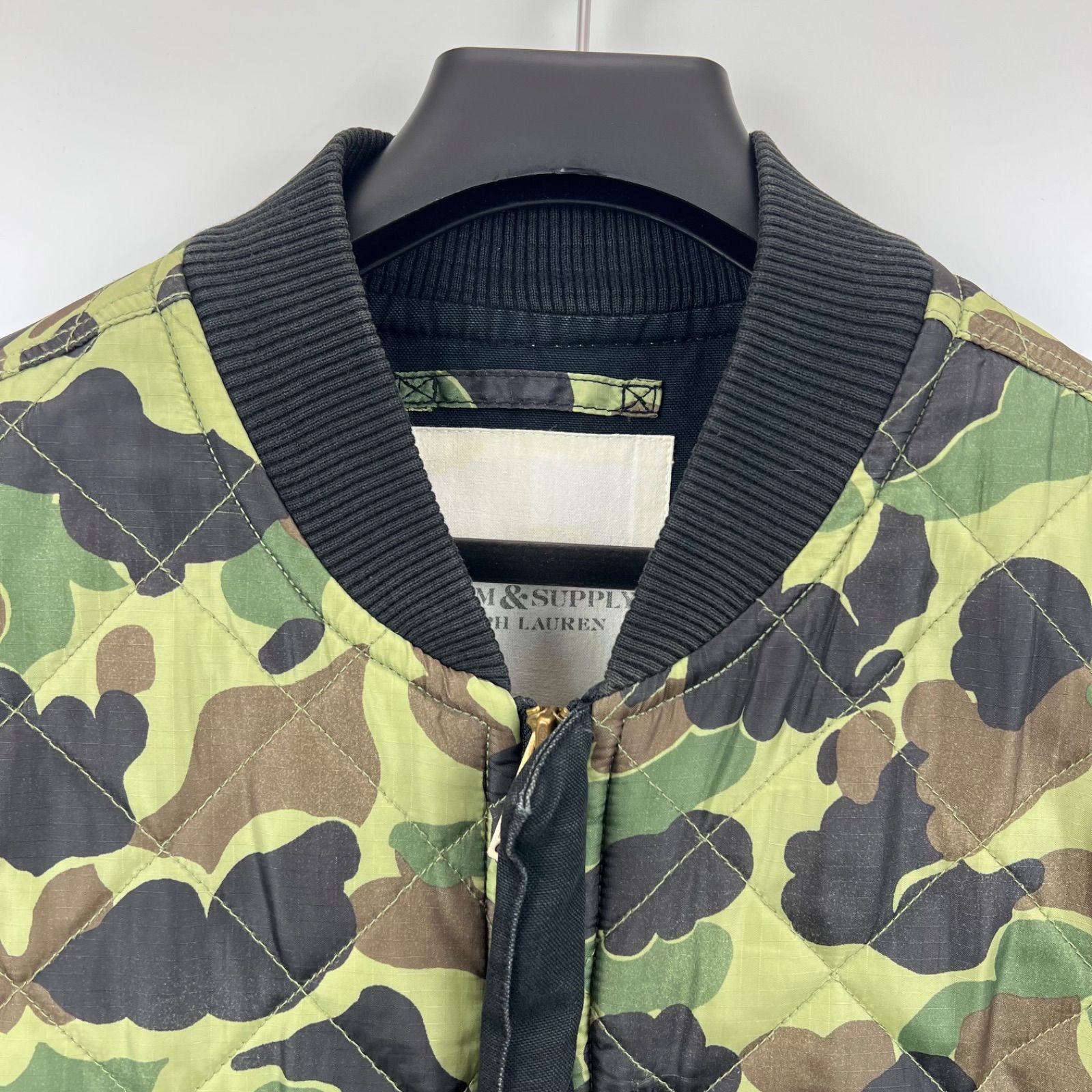 denim & supply ralph lauren duck & quilting camo jacket M デニム