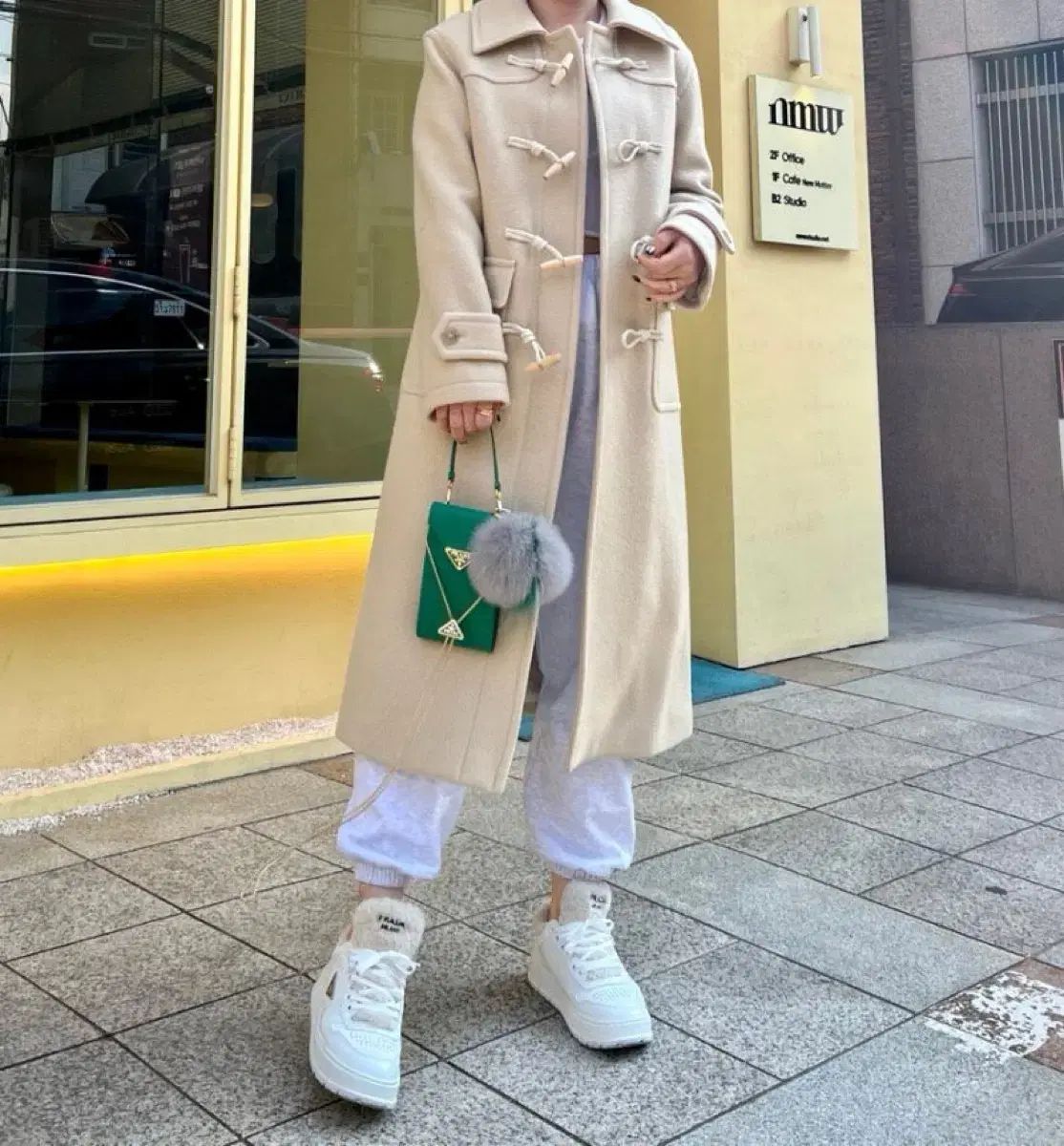 jsNEW YORKスター 当日発送 トグルボタン ウールロングコート フィット完全キレイ c70