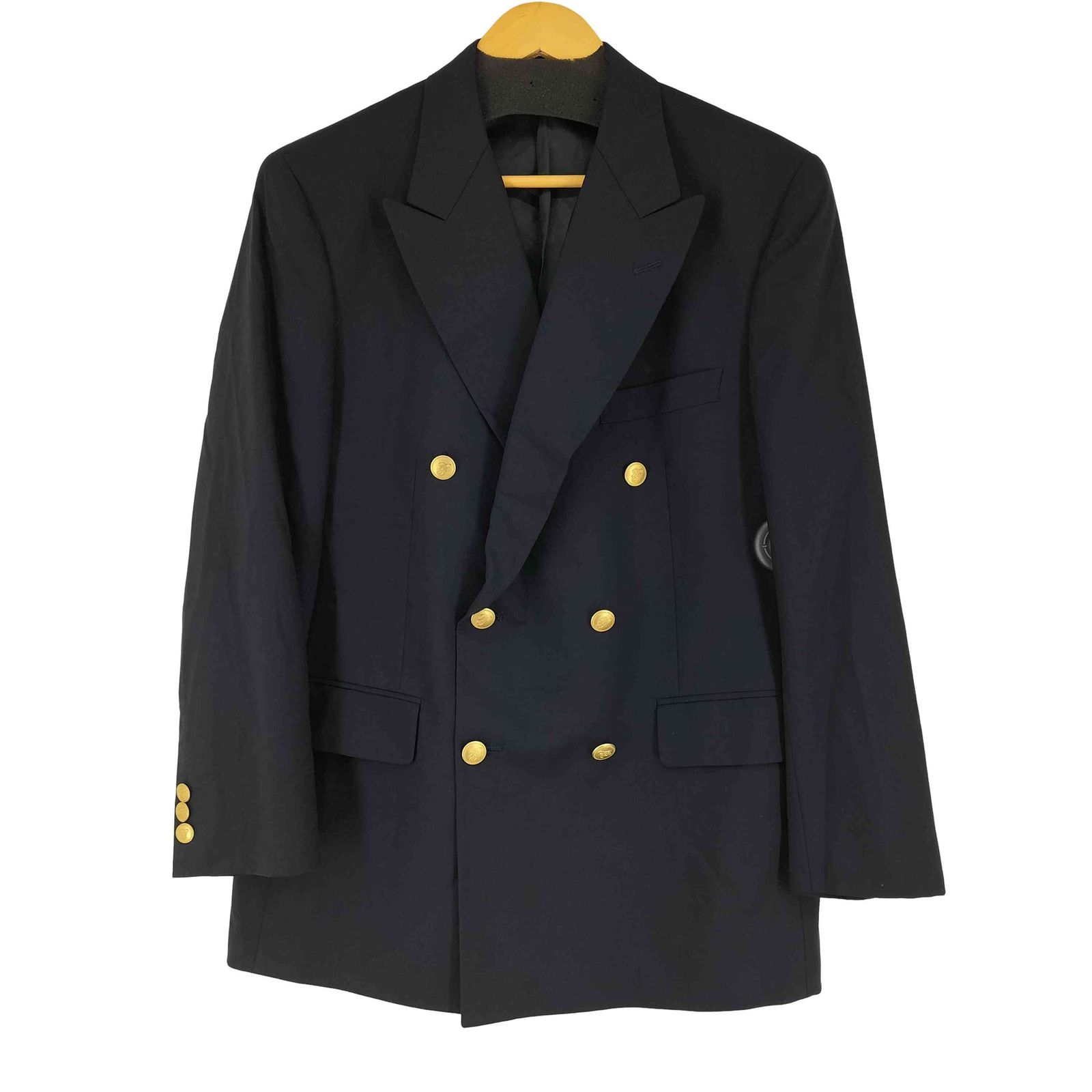 ブルックスブラザーズ BROOKS BROTHERS 金ボタン ダブルブレスト 紺ブレ メンズ 37