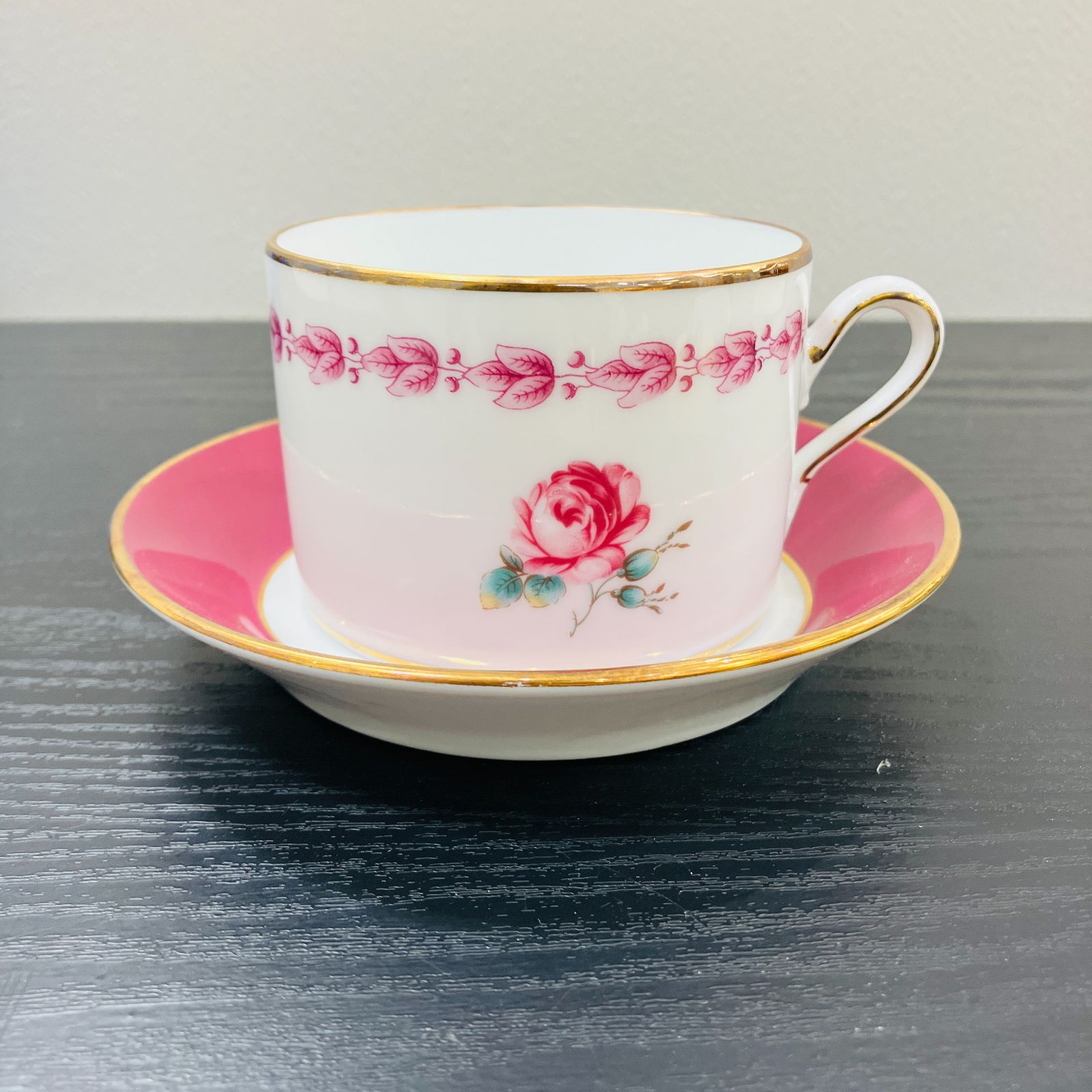 リチャード　ジノリ　インベロ　カメリア未使用二人用カップとケーキ皿 RICHARD GINORI (リチャードジノリ) カップ&ソーサー インペロカメリア