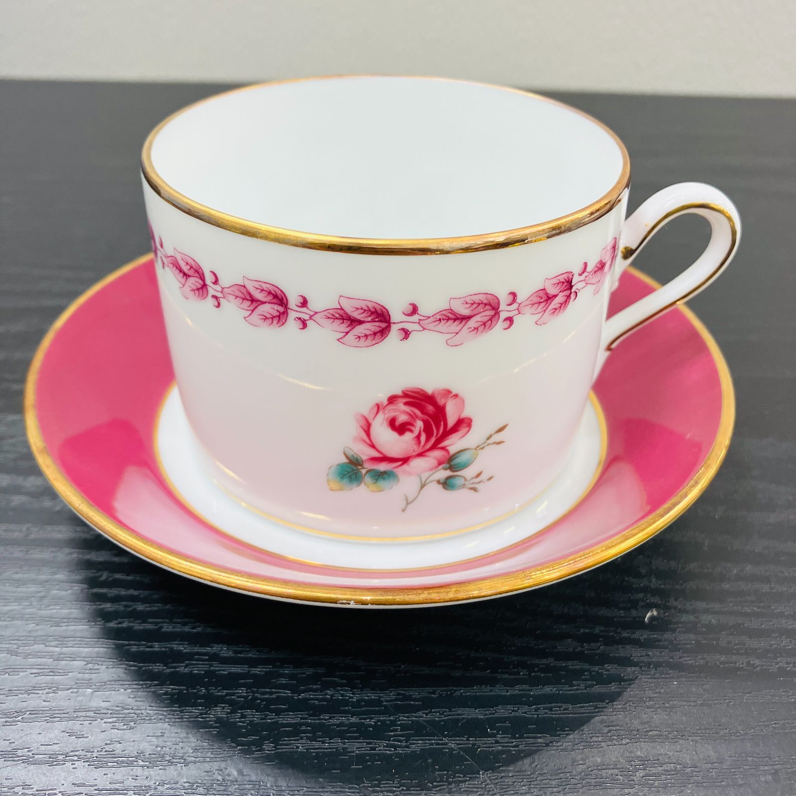 リチャード　ジノリ　インベロ　カメリア未使用二人用カップとケーキ皿 リチャード ジノリ インベロ カメリア未使用二人用カップとケーキ皿 A