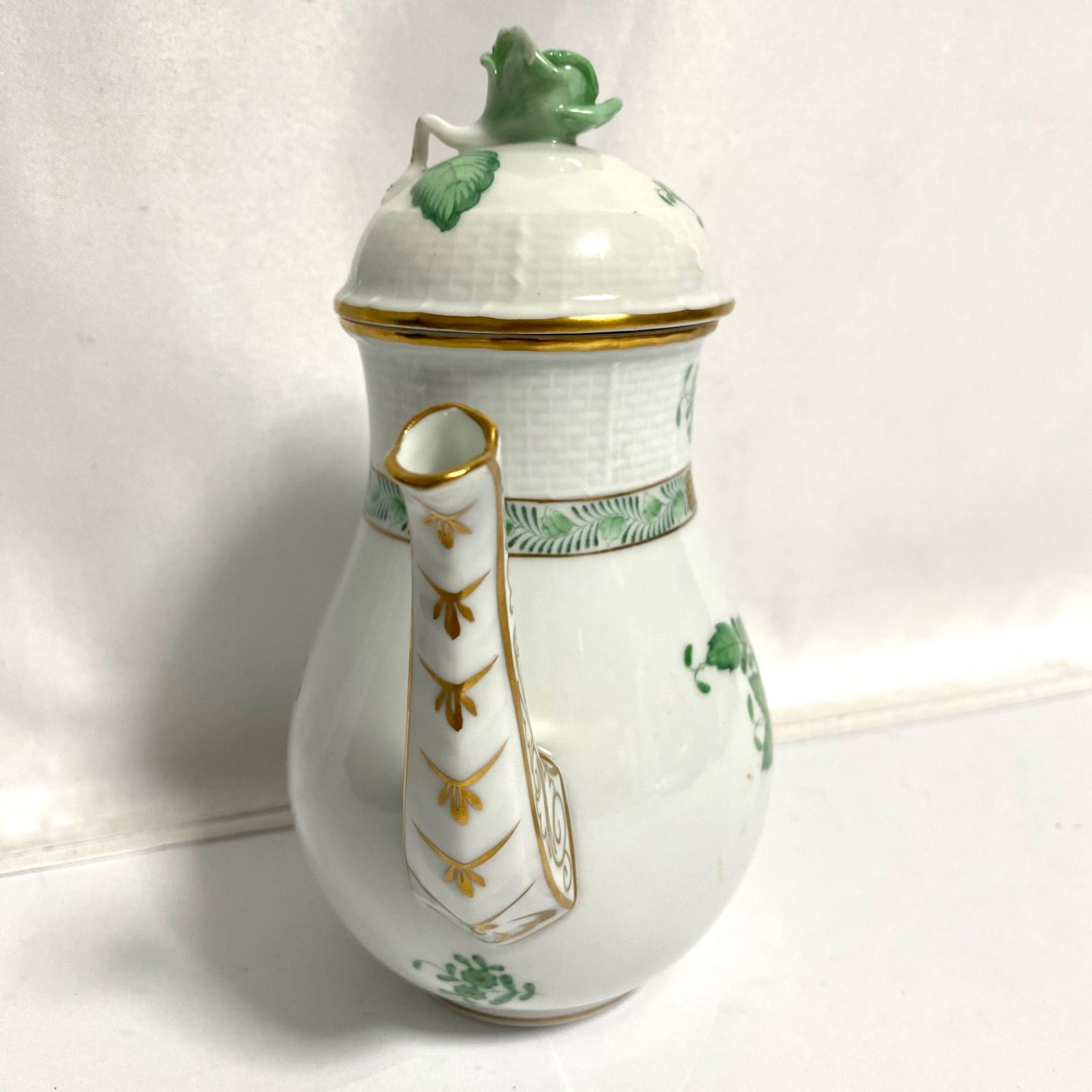 HEREND ヘレンド アポニー グリーン コーヒーポット