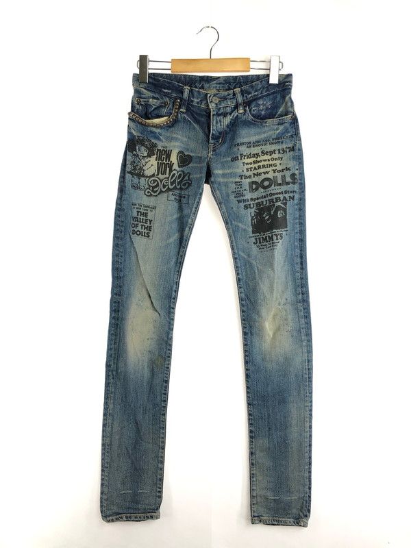 品 HYSTERIC GLAMOUR ヒステリックグラマー × NEW YORK DOLLS ニューヨーク ドールズ SKINNY DENIM PANTS 2AP-6091 スキニー デニムパンツ 151-251109-na-14-tag