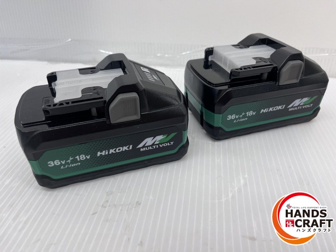 2個セット ハイコーキ HIKOKI マルチリチウムイオン電池 BSL36B18X 36V4.0Ah 18V8.0Ah 純正品