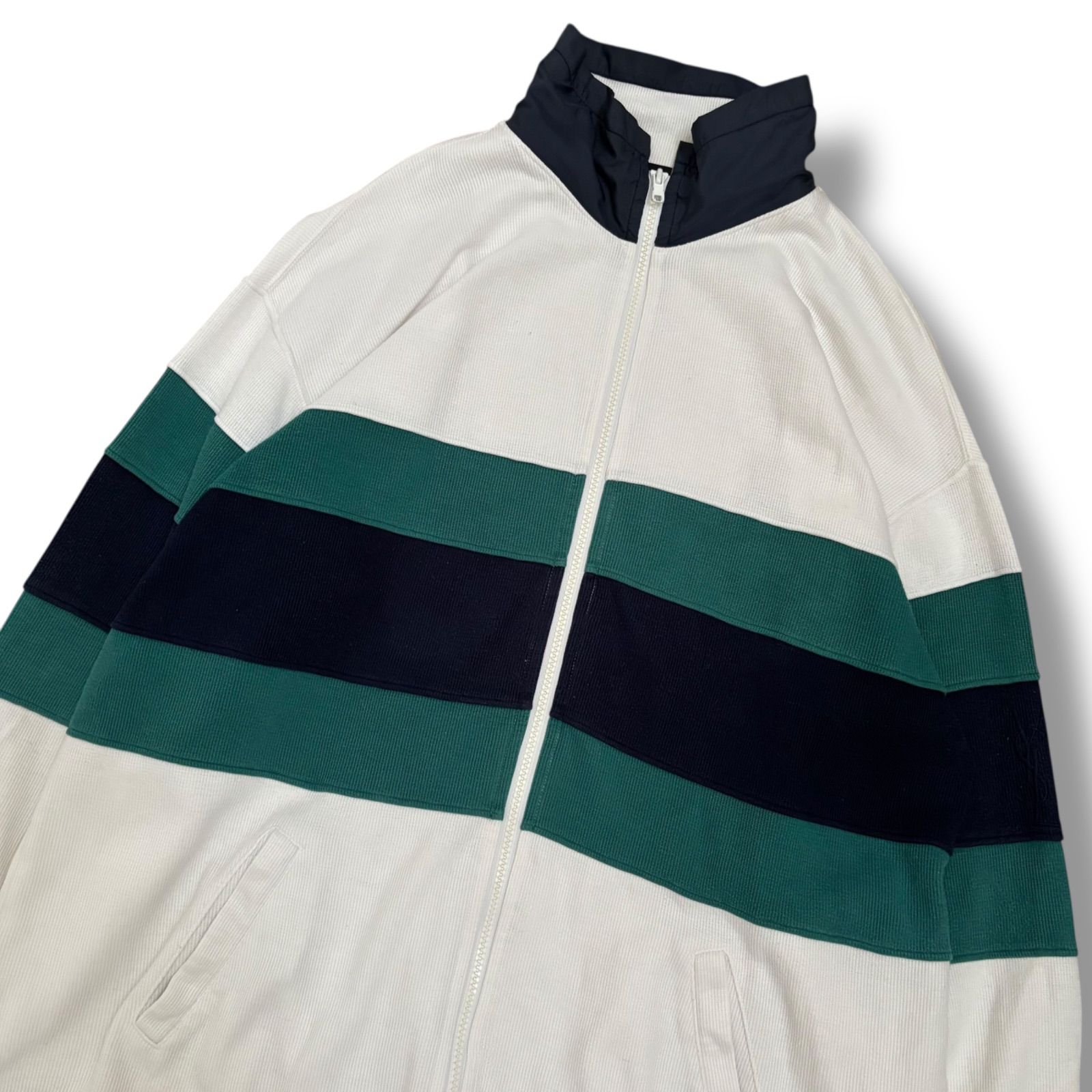 Yves Saint Laurent 】ブランドロゴ刺繍 ジップアップジャケット