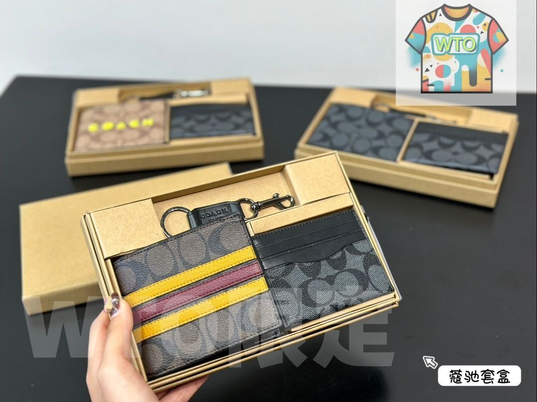 WTO通販 コーチ メンズウォレットセット ギフトボックス付き -WTO輸入-JVI80