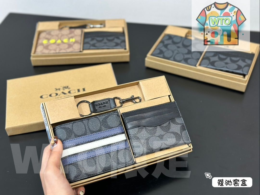 コーチ メンズウォレットセット ギフトボックス付き