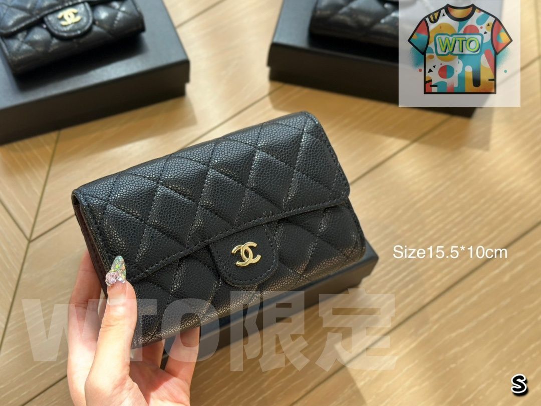 WTO通販 シャネル コインケース&カードケース 15.5×10cm ボックス付き -WTO輸入-VWL72