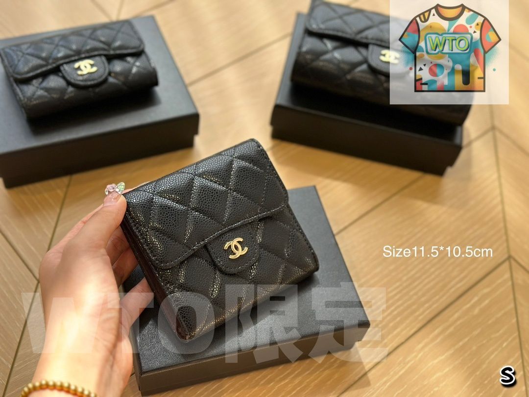 シャネル コインケース＆カードケース 11.5×10.5cm ボックス付き