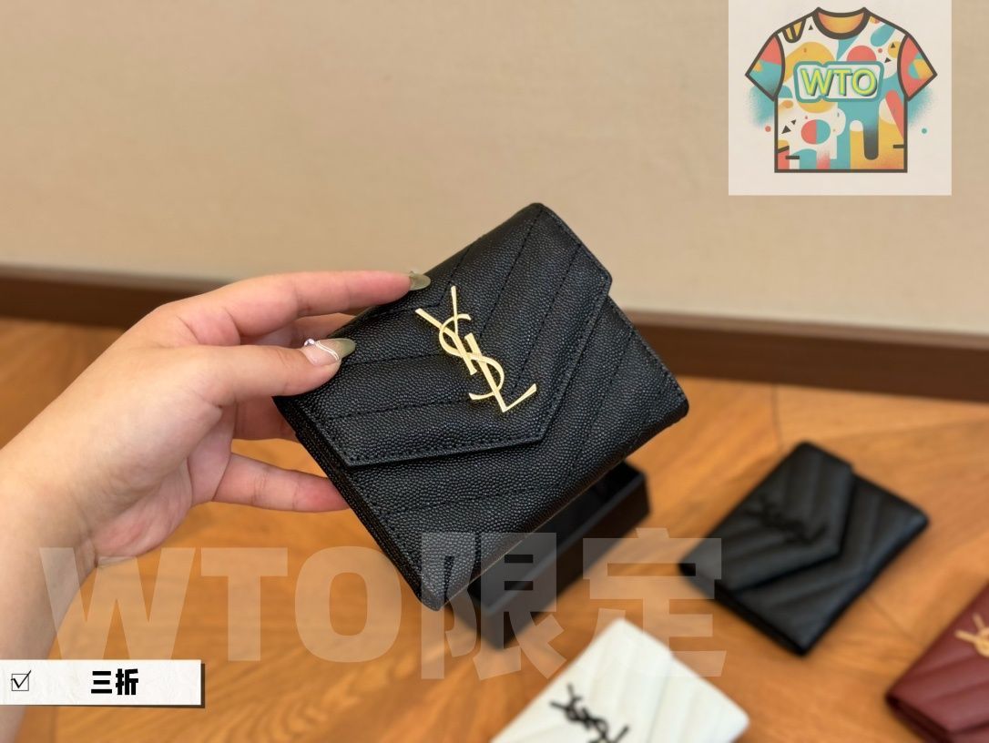 サンローラン キャビアレザー