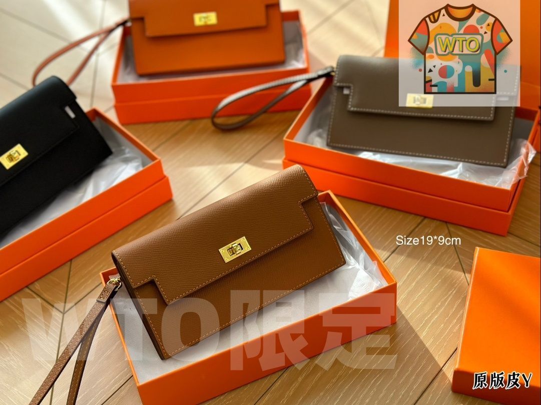 WTO通販 エルメス ケリー トゥーゴー ゴールドブラウン 19×9cm ボックス付き -WTO輸入-XGK79