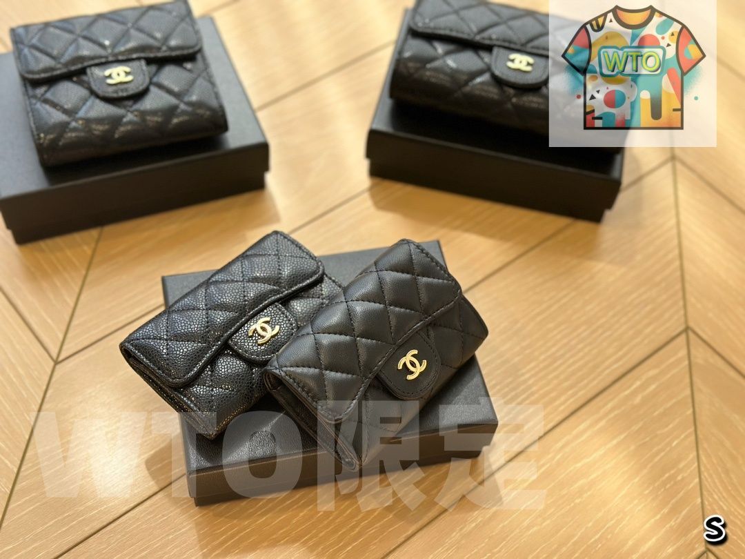  シャネル コインケース＆カードケース 11. .5 cm ボックス付き 二つ折り財布 折り財布