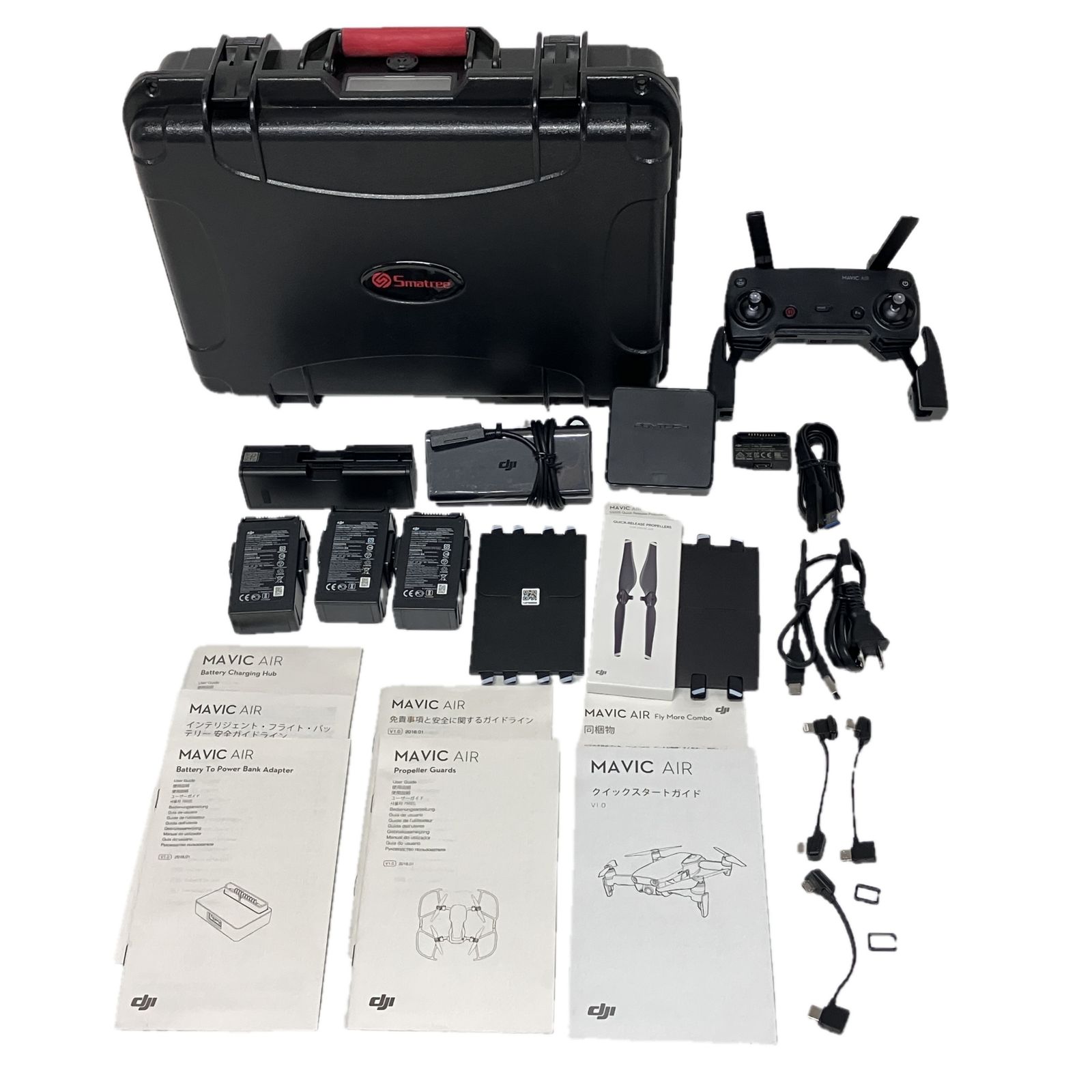 DJI Mavic Air U11X S01A マビック ドローン 本体 バッテリー 3個 コントローラー 付き 空撮 カメラ F10577743