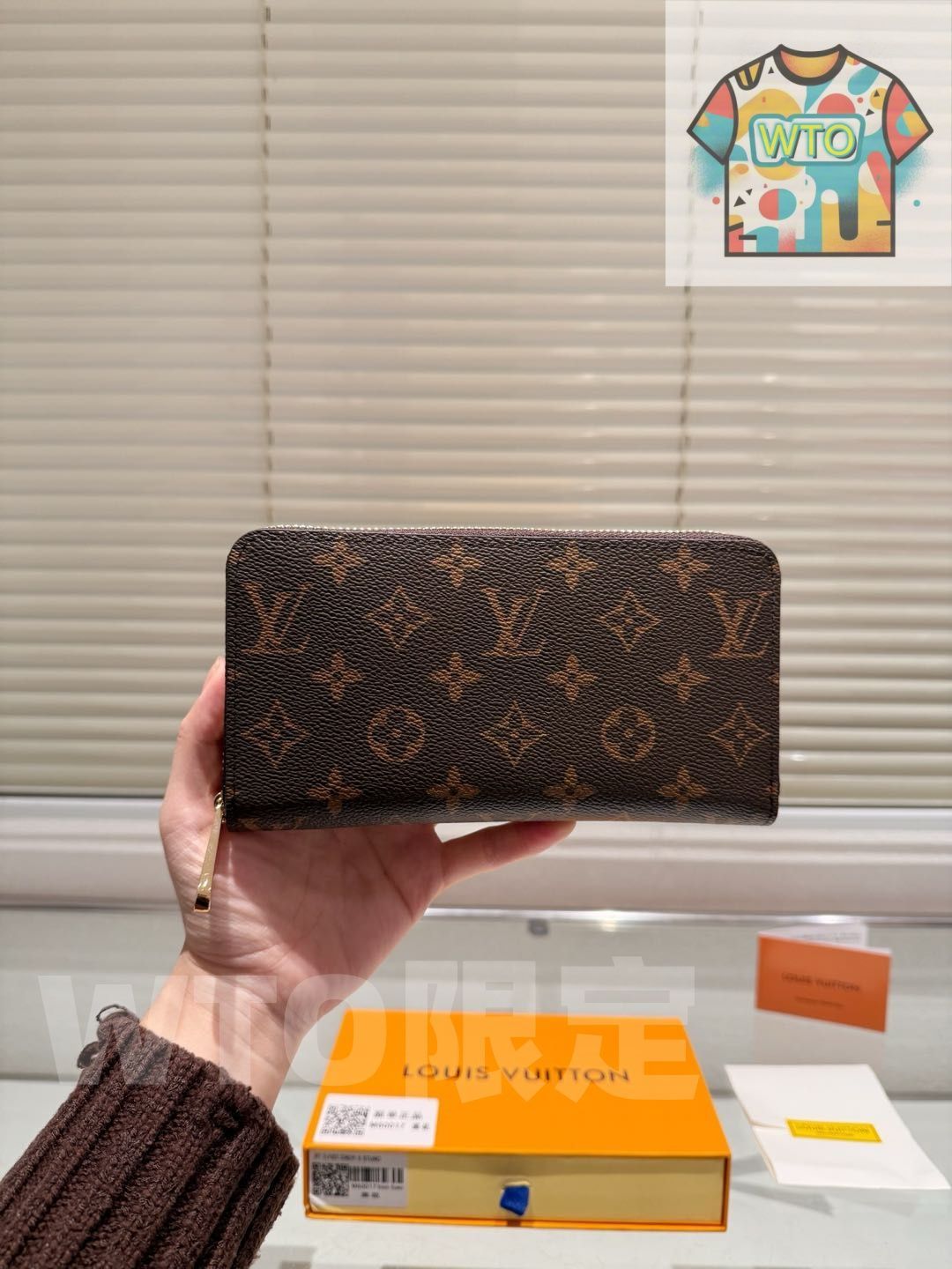 ルイ ヴィトン シングルジップウォレット 19×10cm ユニセックス ボックス付き