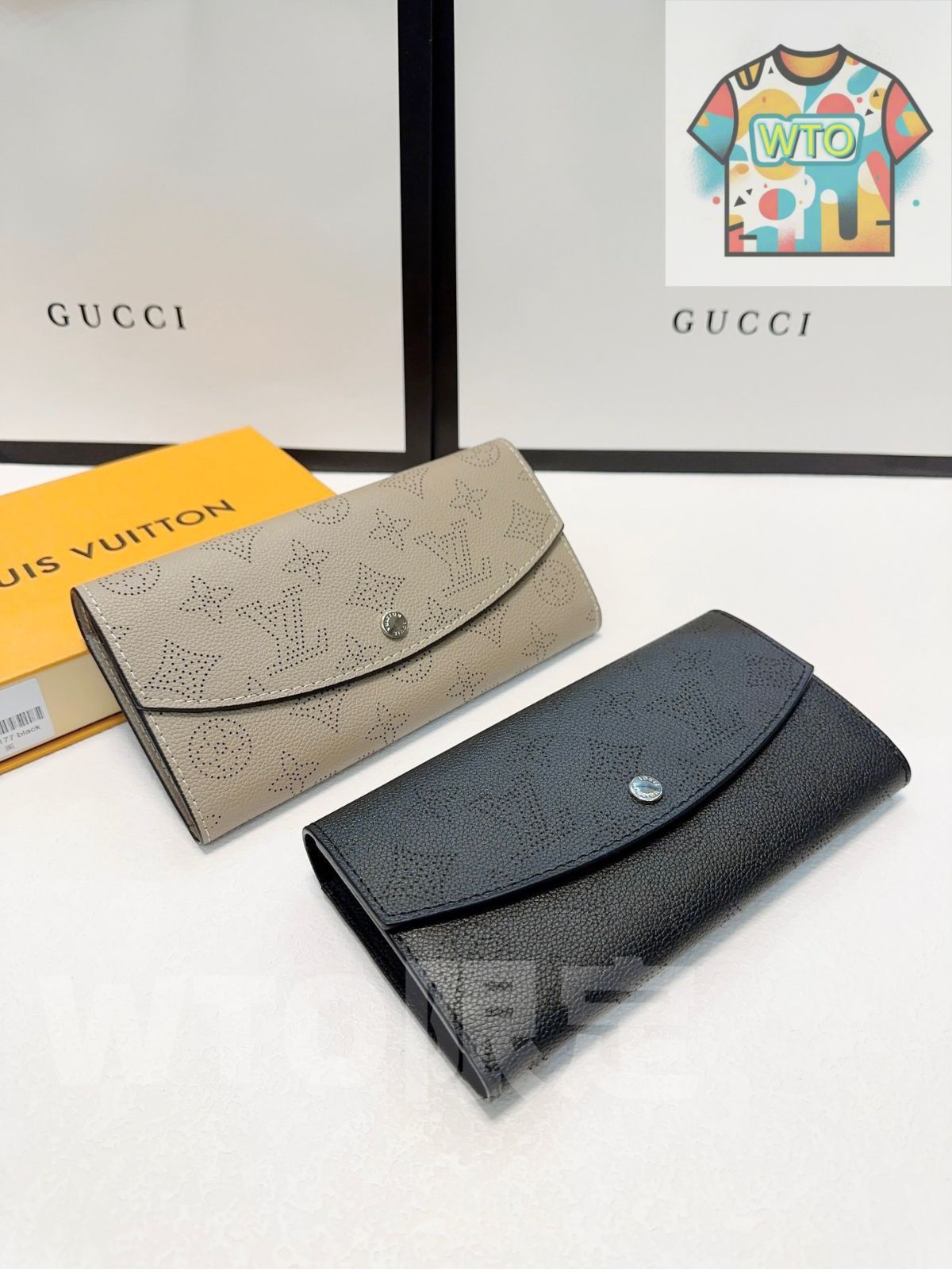 ルイ ヴィトン バイフォールドウォレット 19×10cm 高品質レザー ボックス付き