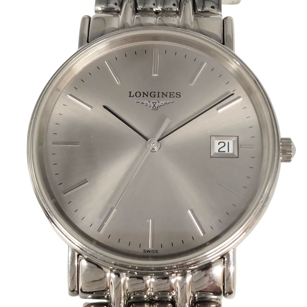 LONGINES ロンジン L4.720.4 グランドクラシック デイト クォーツ ステンレス メンズ 腕時計 C913