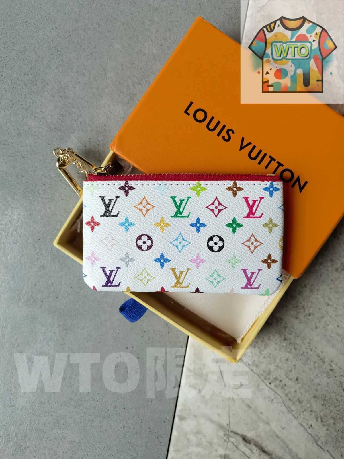 WTO通販 M62650 33 キーケース ウォレット モノグラムLDプリント カラフルデザイン -WTO輸入-WTO88